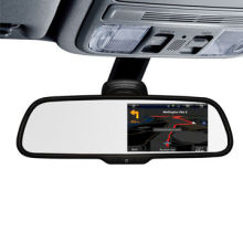 5-inch Car Mirror GPS Navigation With HD DVR, Capacitive Touch Screen, Bluetooth/FM Transmiter