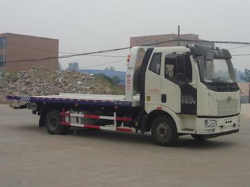 FAW J6 4X2 Flatbed Road Wrecker Truck