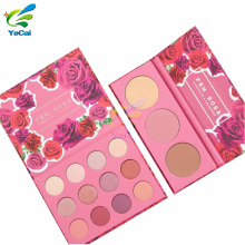 2018 Best design custom empty makeup palette, eyeshadow palette packaging box