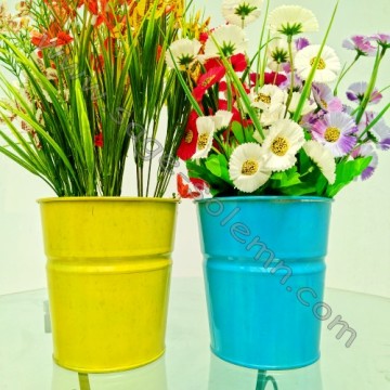 Galvanized Steel Flower Pail