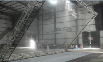 window rear adhesive transparent 3d rear projection film