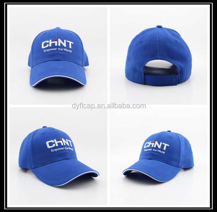 CUSTOM DESIGN flat EMBROIDERY 6 PANEL GOLF HATS by headwear manufacturer