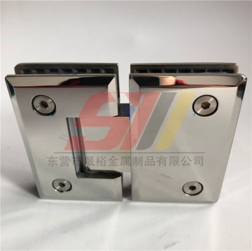 Mirror Polished Stainless Steel Shower Glass Hinge