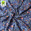 Wholesale custom printed spun rayon drill dress fabric