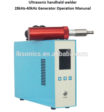 Ultrasonic plastic Spot Welder