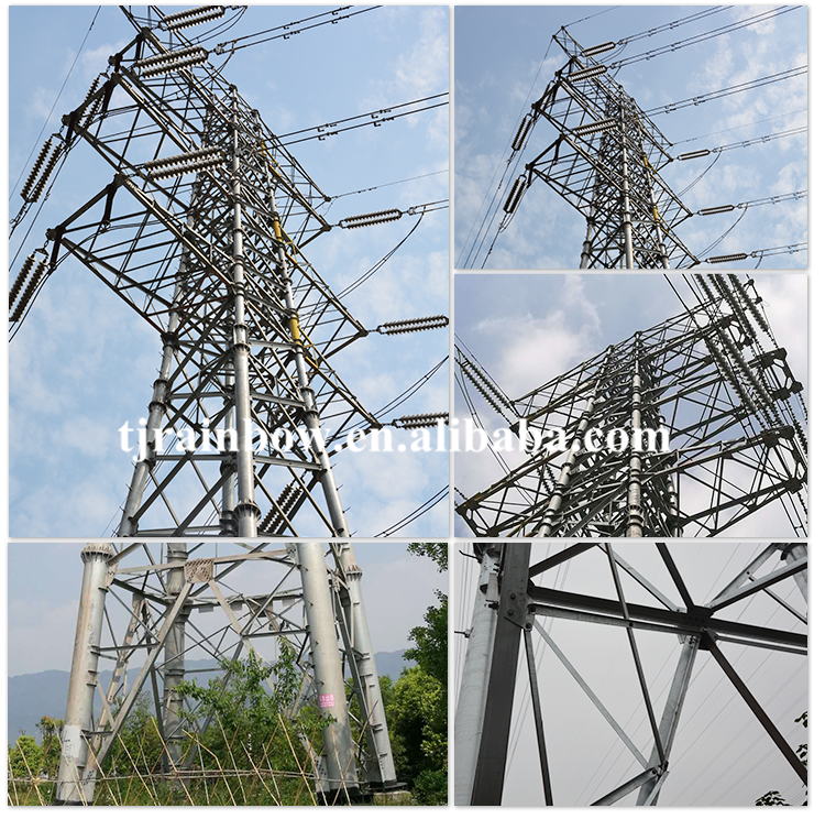 Safety Cheap Price 230kv transmission line steel tower