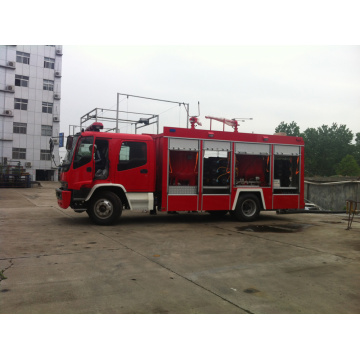 Exporter vers le Mozambique camion de pompiers à poudre ISUZU