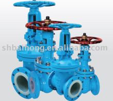 FEP Lined Gate Valve (FEP Gate Valve,FEP Lining Valve)