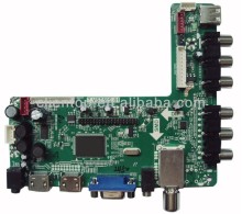 LCD TV board support 2 HDMI+AV+YPbPr/YCbCr+VGA +Audio USB+TV (PAL, SECAM)