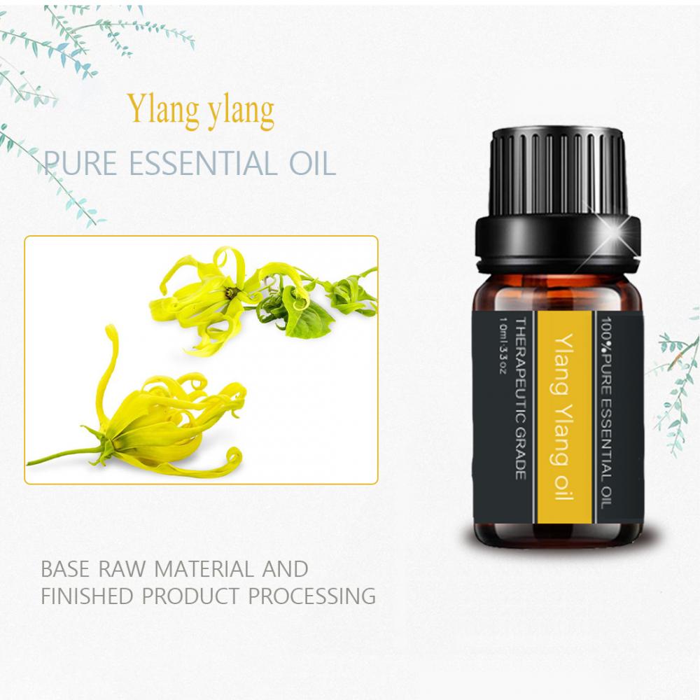 Huile essentielle de ylang biologique pur pour le diffuseur d&#39;aromathérapie