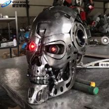 Animatronic Iron Mecha Helmets Props