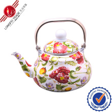 1.2L/1.5L/2.0L/2.5L Flower Full Printing Bakelite Handle Enamel Teapot Kettle