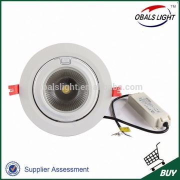 cool white gimbal cob led downlights