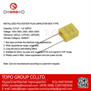 Metallized Polyester Film Capacitor
