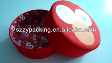 Round shape christmas gift boxes with lids, round shape gift boxes