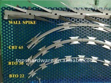 razor barded wire