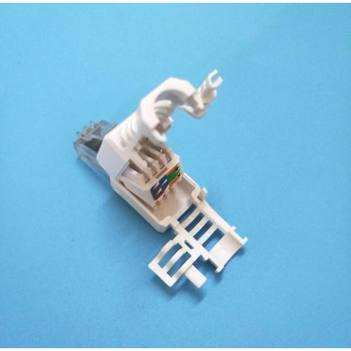 8P8C Cat6A-Stecker, werkzeuglos Modularer Steckverbinder