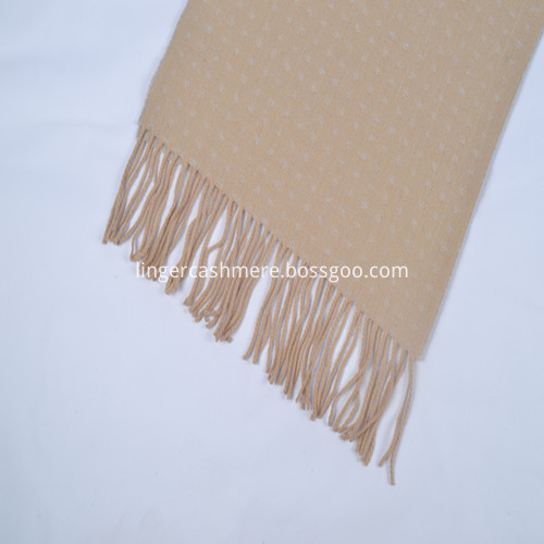 Wave Point Cashmere Scarf