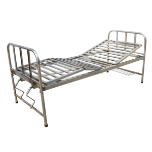 Stainless Steel Patient bed With 2 Cranks