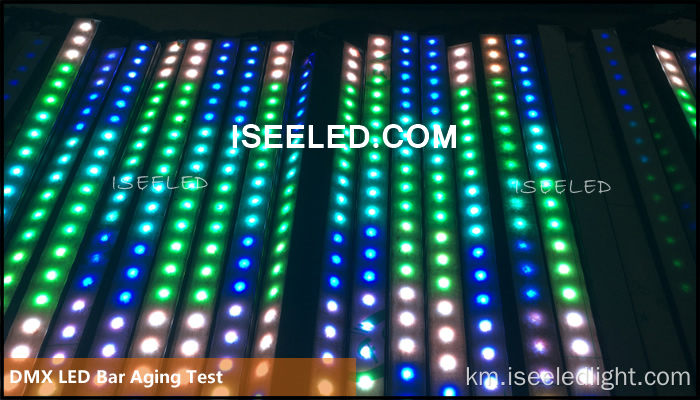 DMX ស្រអាប់ RGB LED LED LED LED