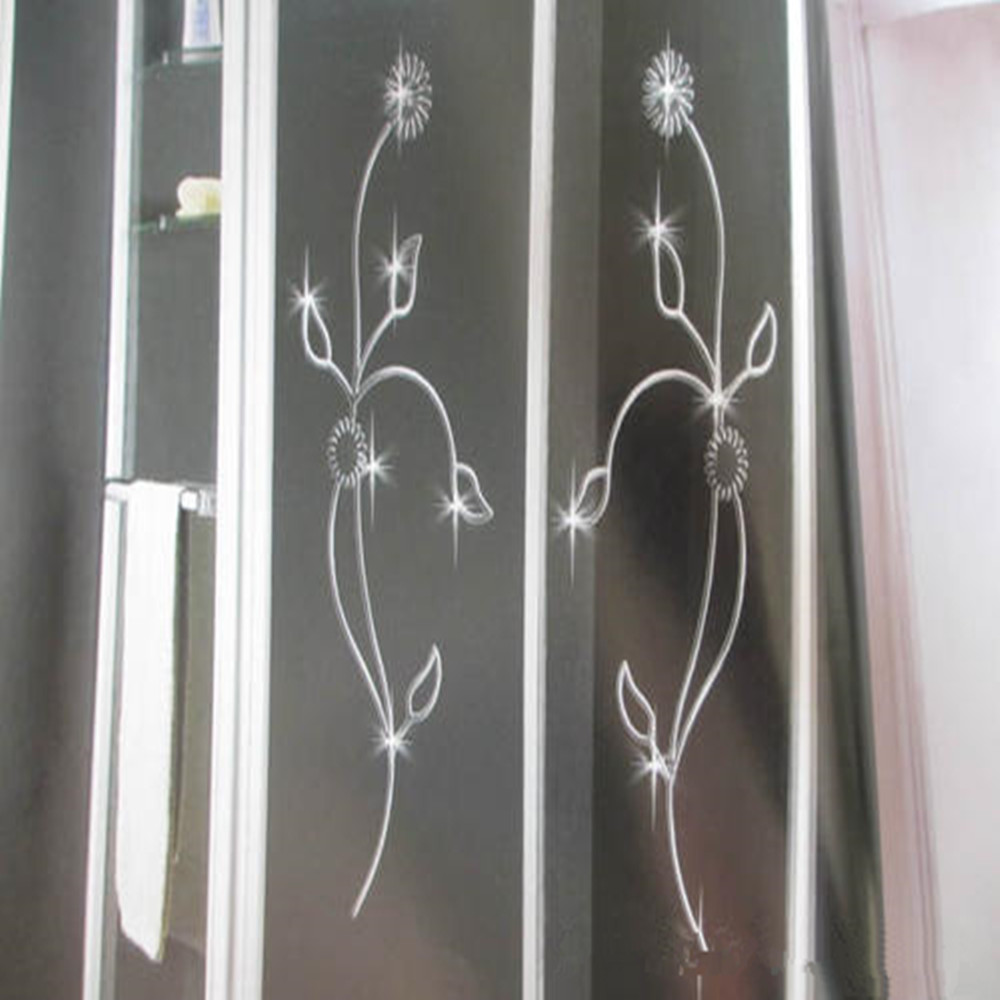 The engraved glass/ engraved crystal decorative patterned glass