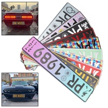 Wholesale Custom Auto Vehicle Metal License Plates