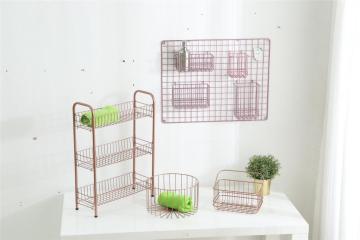 Metal Bath rack make up rack