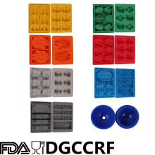 Innovative Star Ice Cube Tray Silicone Building Bricks Mould