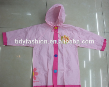 Plastic Children Colorful Raincoats