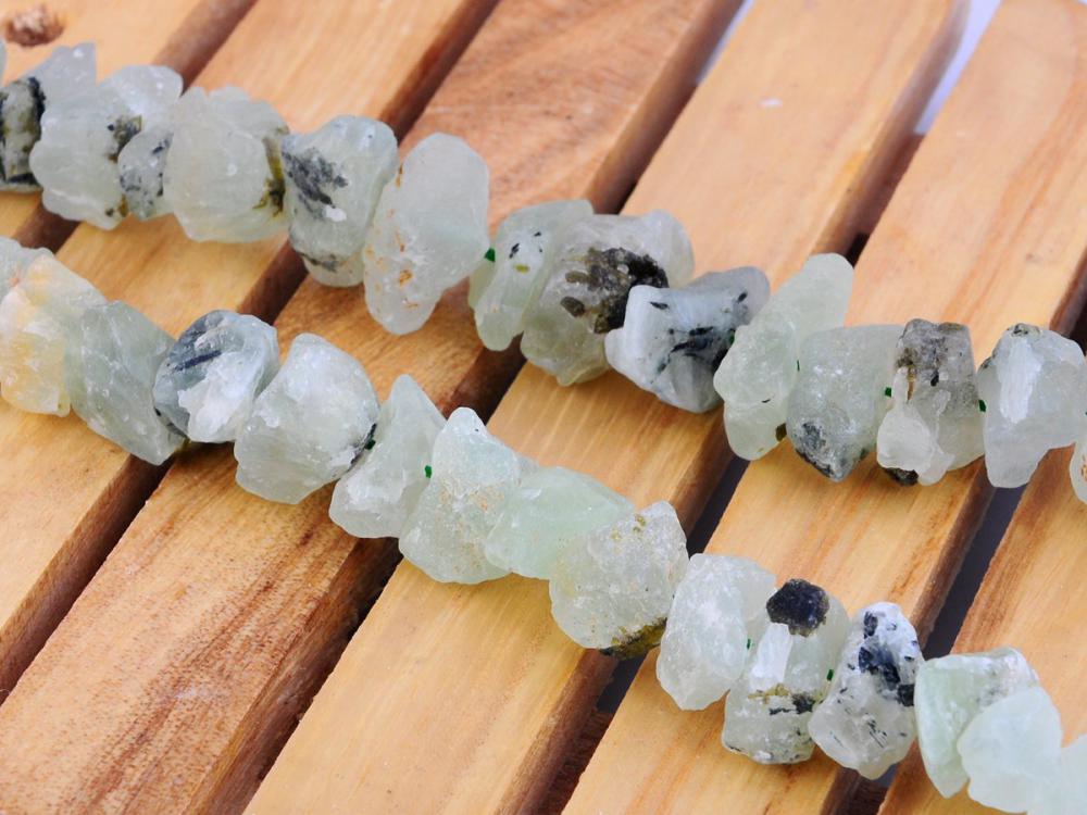 Perles de cristal de quartz Lemone brutes brutes naturelles non polies