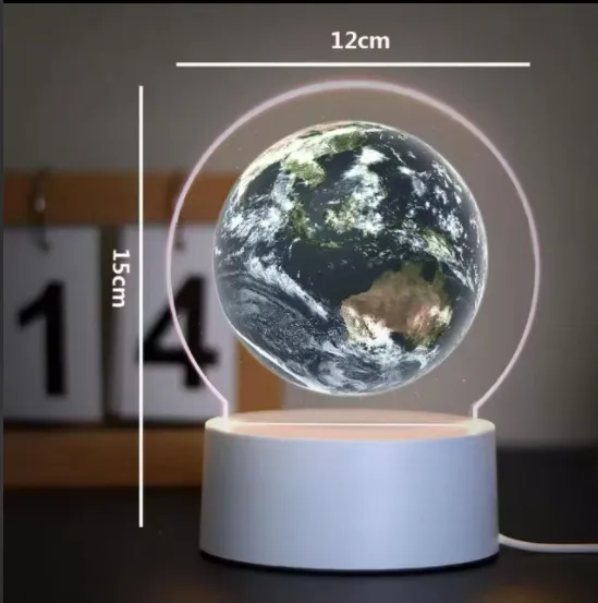 3D Graduation Night Light - Creative Luminous Acrylic Lamp