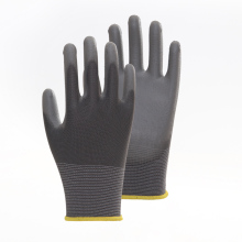 Cotton PU Coated Working Safety Gloves