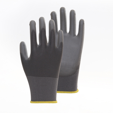 Cotton PU Coated Working Safety Gloves