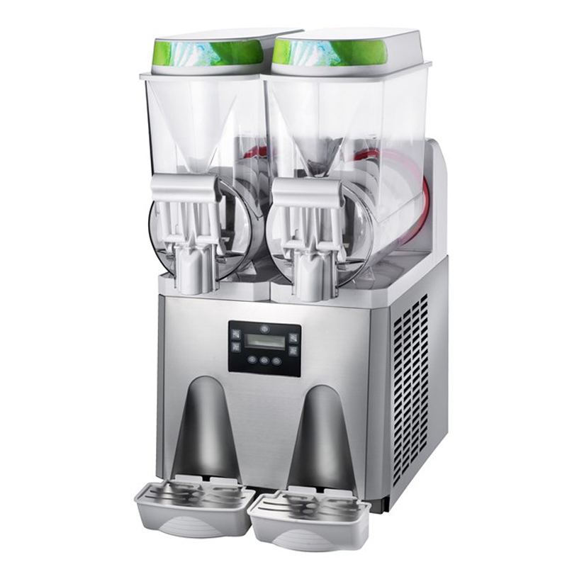 Unique products to buy automatic 2 bowls frozen juice drink ice slushy frozen drink machine commercial