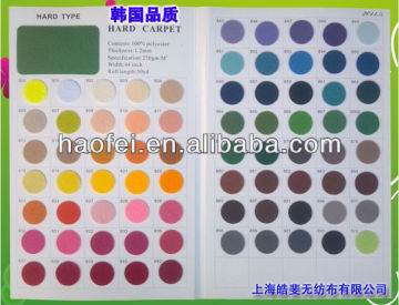 Felt needle punch carpet