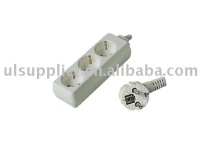 3 way GS/CE power socket/electrical socket(09-PTGS103)