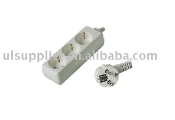 3 way GS/CE power socket/electrical socket(09-PTGS103)