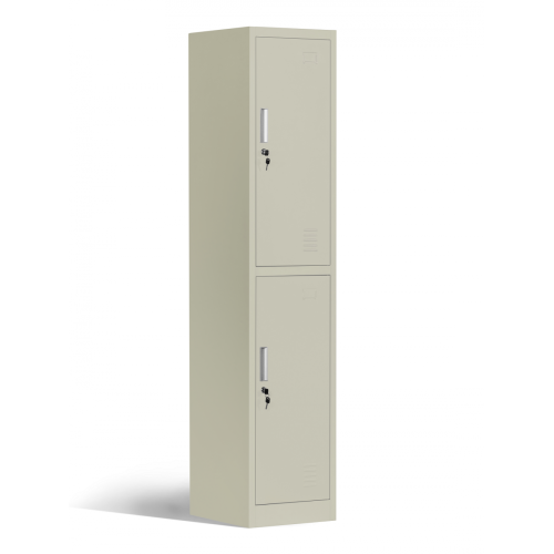 2 Tier Steel Lockers for High School Corridor