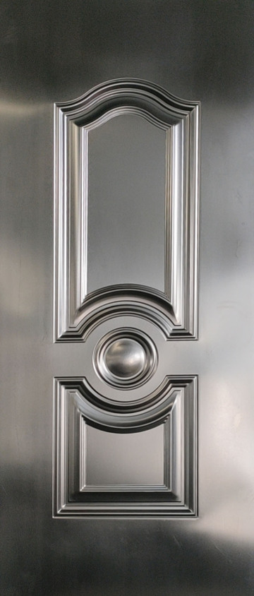 16 gauge steel door plate