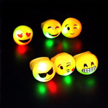 Novelty Flashing LED Bumpy Jelly Hand Ring Light Up Finger Rings for Parties and Shows