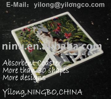 YIMCC024 tumbled stone coaster