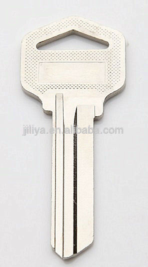 best price excellent quality Vale brass blank key with nickel plated