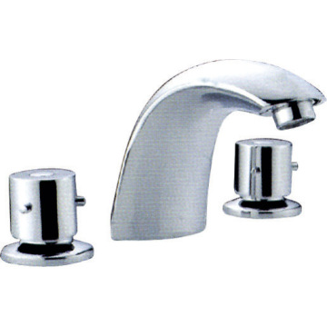 Deck Mounted Basin Faucet Brass Chrome