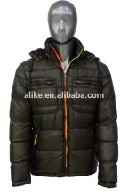 ALIKE poly-fill jacket college jacket shiny nylon jacket
