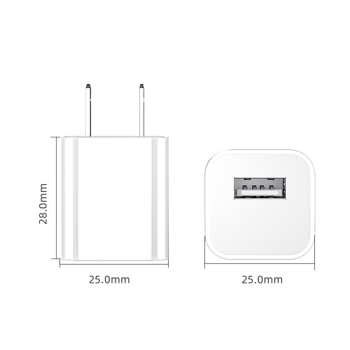 Utgång 5V / 1A Vägg 1-Port USB-laddare väggladdare