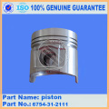 Pièces de rechange d&#39;excavatrice de KOMATSU piston de KOMATSU PC200-8 6754-31-2111