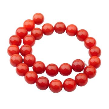 14MM Loose natural Carnelian Crystal Round Beads for Making jewelry