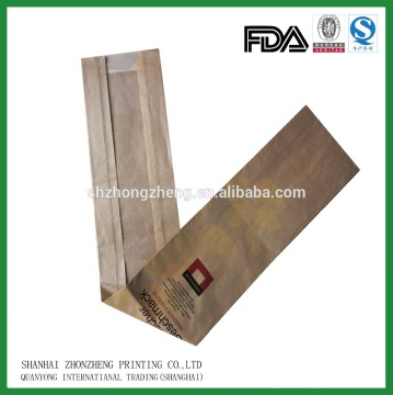 kraft paper perforated bag for bread