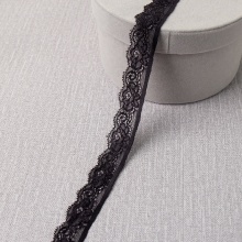 Black and White Elastane Yarns: 2.5cm Lace, White Guipure Lace, and Elastic Lace Manufacturer