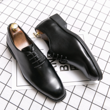 Durable Mens Leather Business Authentic Import Export Dress Shoes Ayakkab